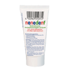 Rückseite der Tube von nenedent® Kinderzahncreme homöopathieverträglich mit Fluorid - 50ml