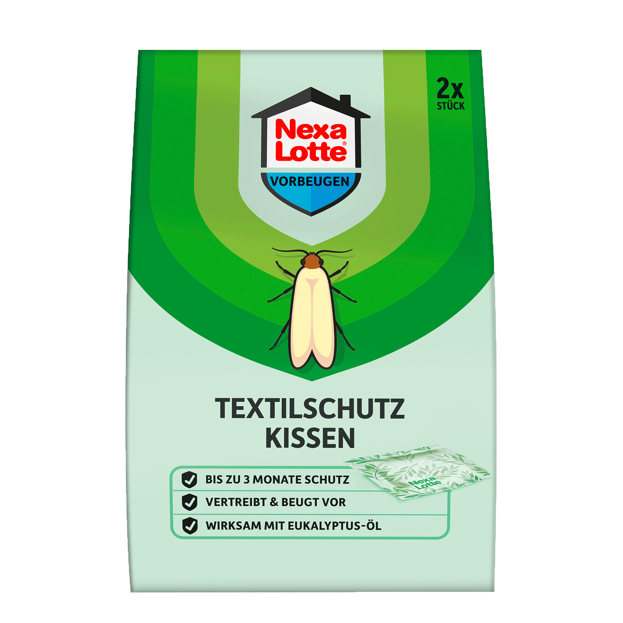 Vorderseite von Nexa Lotte Textilschutz Kissen - 1 Stück