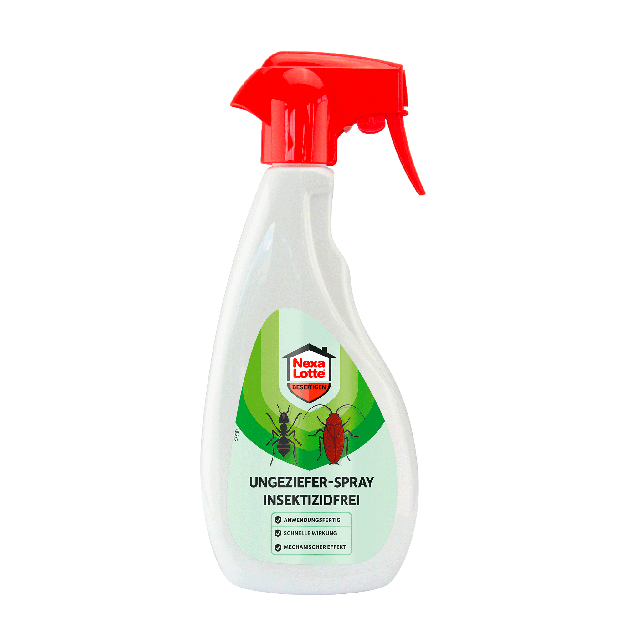 Rückseite von Nexa Lotte Ungeziefer-Spray insektizidfrei
