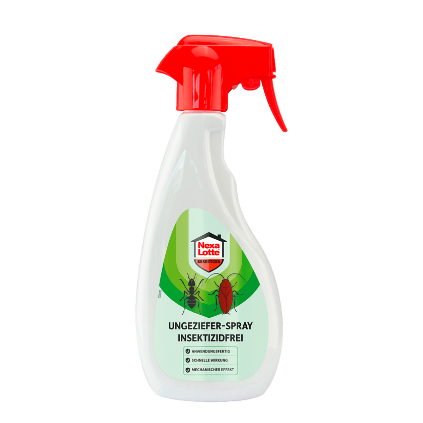 Rückseite von Nexa Lotte Ungeziefer-Spray insektizidfrei