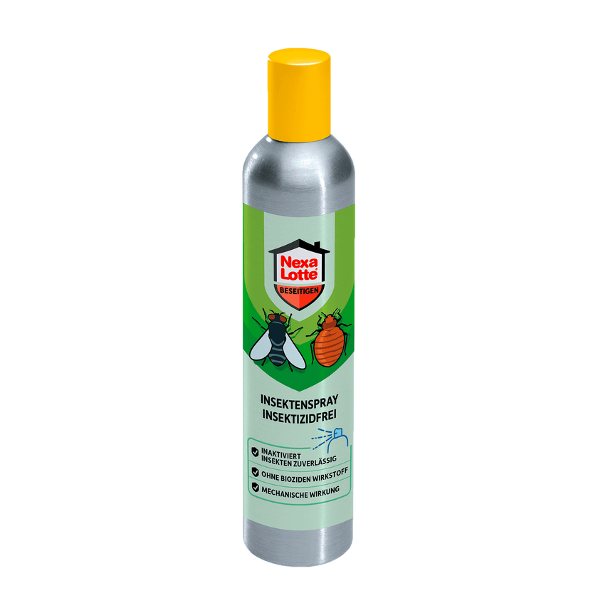 Vorderseite von Nexa Lotte Insektenspray insektizidfrei