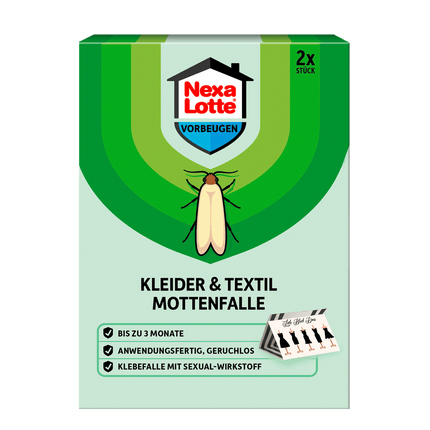 Vorderseite von Nexa Lotte Kleider- & Textil-Mottenfalle