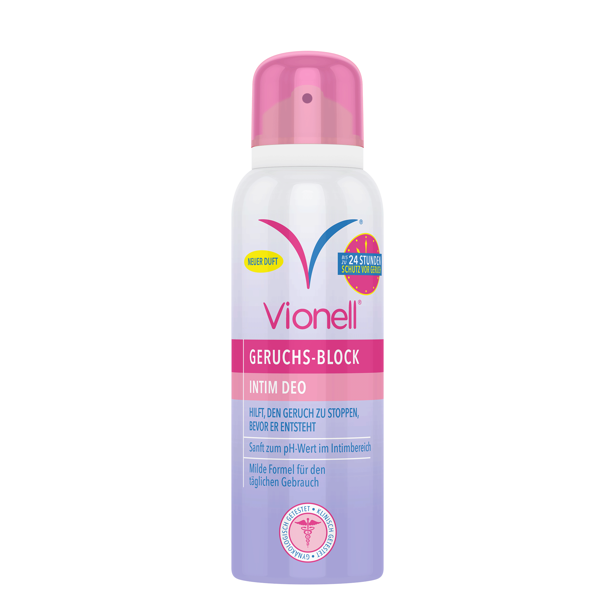 Vorderseite von Vionell Geruchs-Block Intim Deo