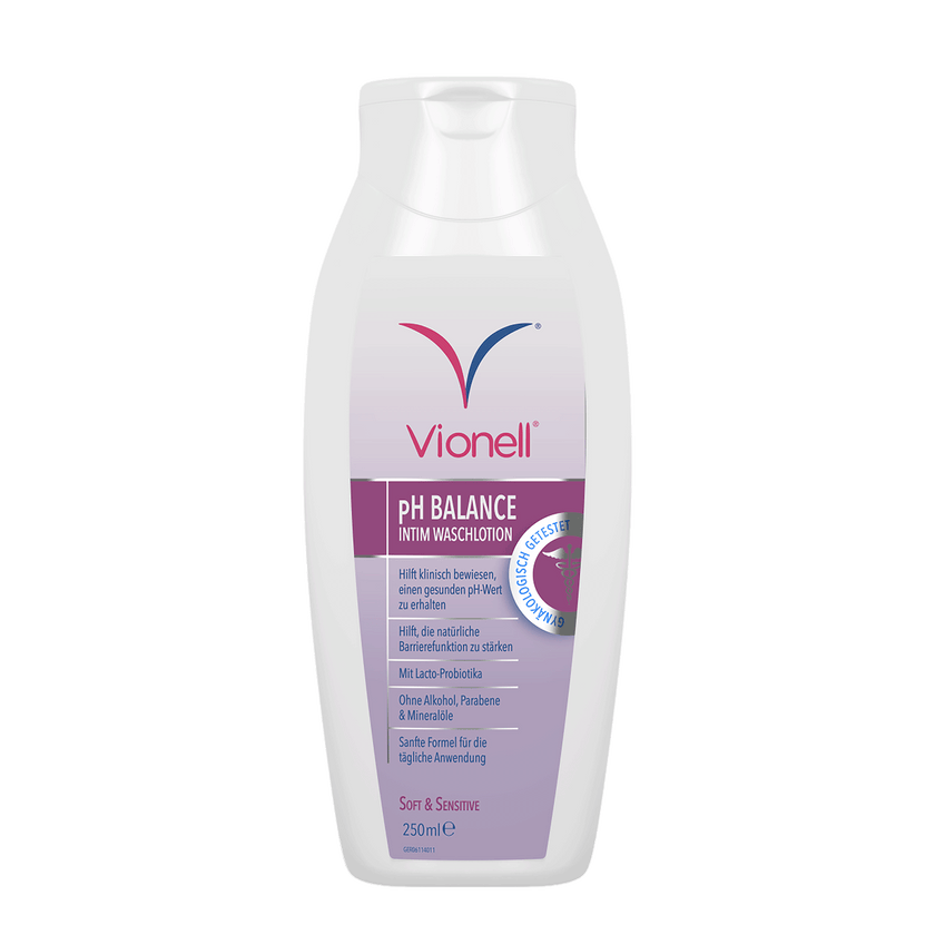 Vorderseite von Vionell pH Balance Intim Waschlotion