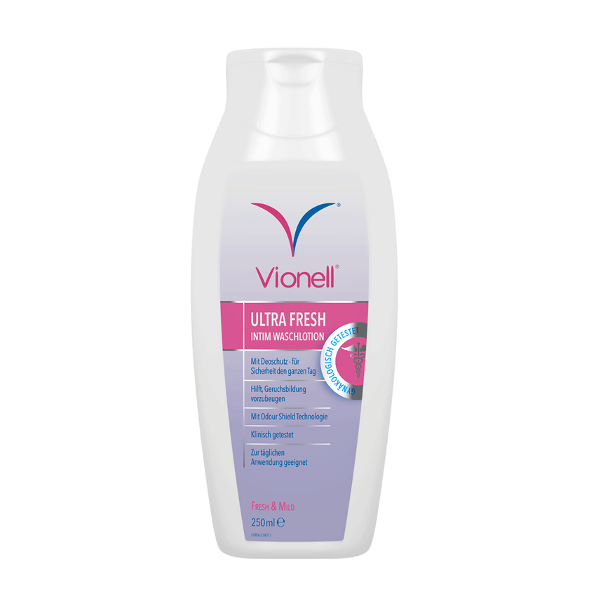 Vorderseite von Vionell Ultra Fresh Intim Waschlotion