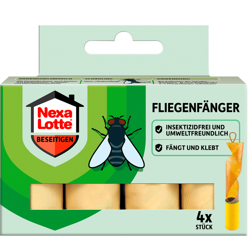 Vorderseite von Nexa Lotte Fliegenfänger - 4 Stück