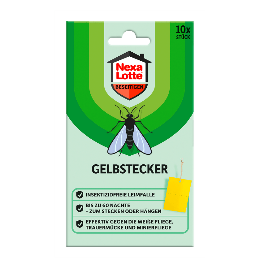 Vorderseite von Nexa Lotte Gelbstecker - 10 Stück