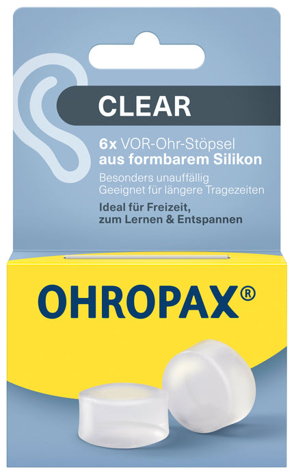 OHROPAX Clear Ohrstöpsel 6 Stück