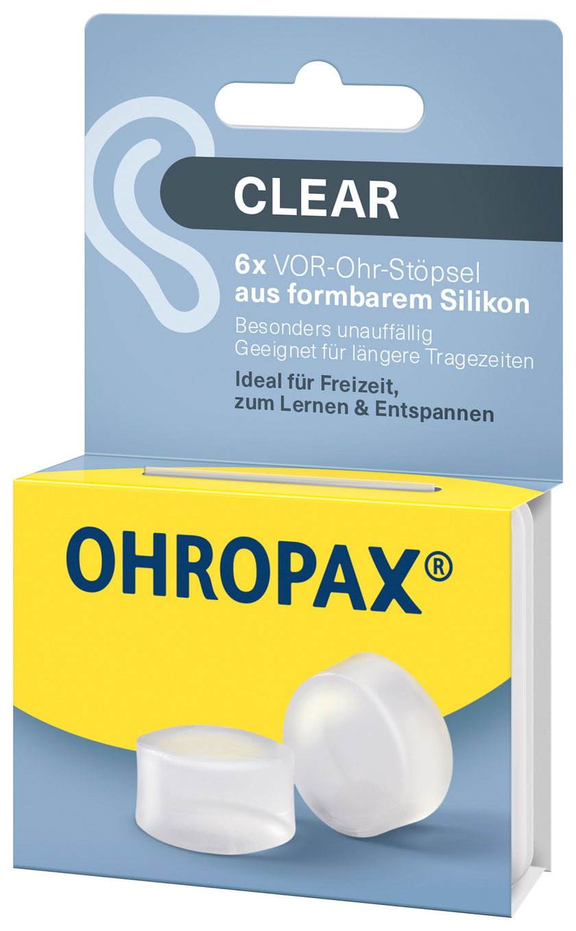 OHROPAX Clear Ohrstöpsel 6 Stück Packung