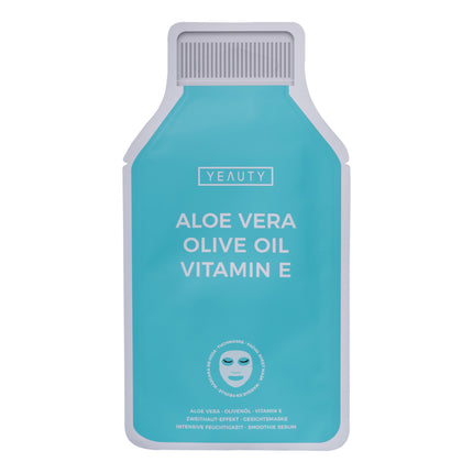YEAUTY Smoothie Tuchmaske - Aloe Vera - Olive Oil - Vitamin E - front