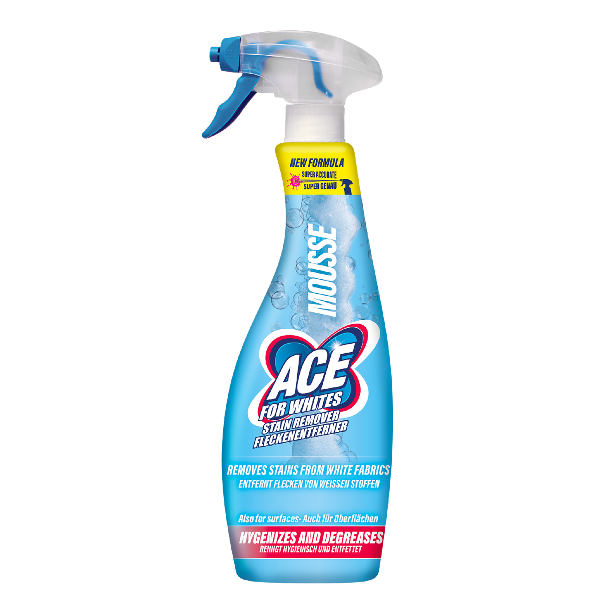 Vorderseite von ACE For Whites Fleckenentferner Mousse