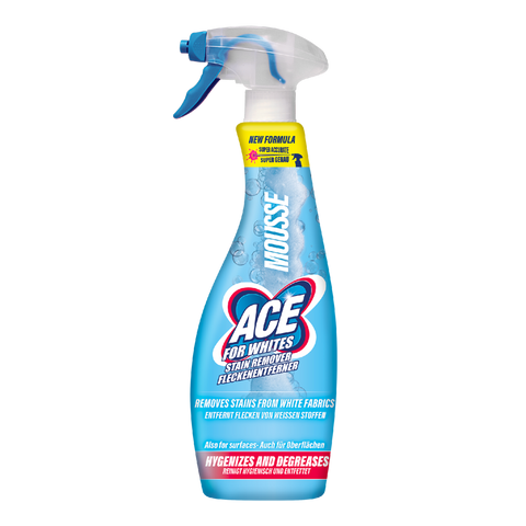 Vorderseite von ACE For Whites Fleckenentferner Mousse