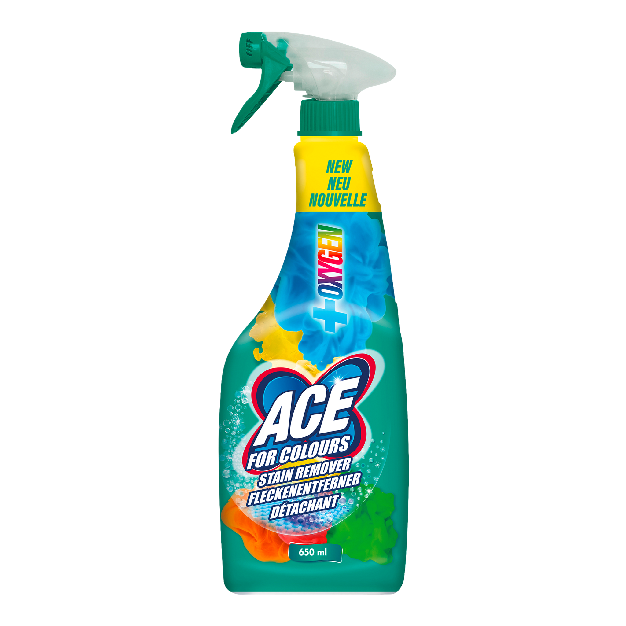 Vorderseite von ACE Fleckenentferner Spray