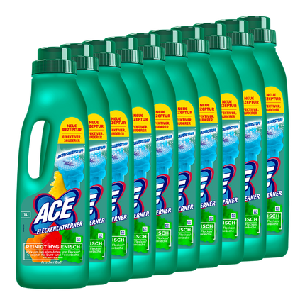 Vorderseite von ACE Fleckenentferner und Farbschutz