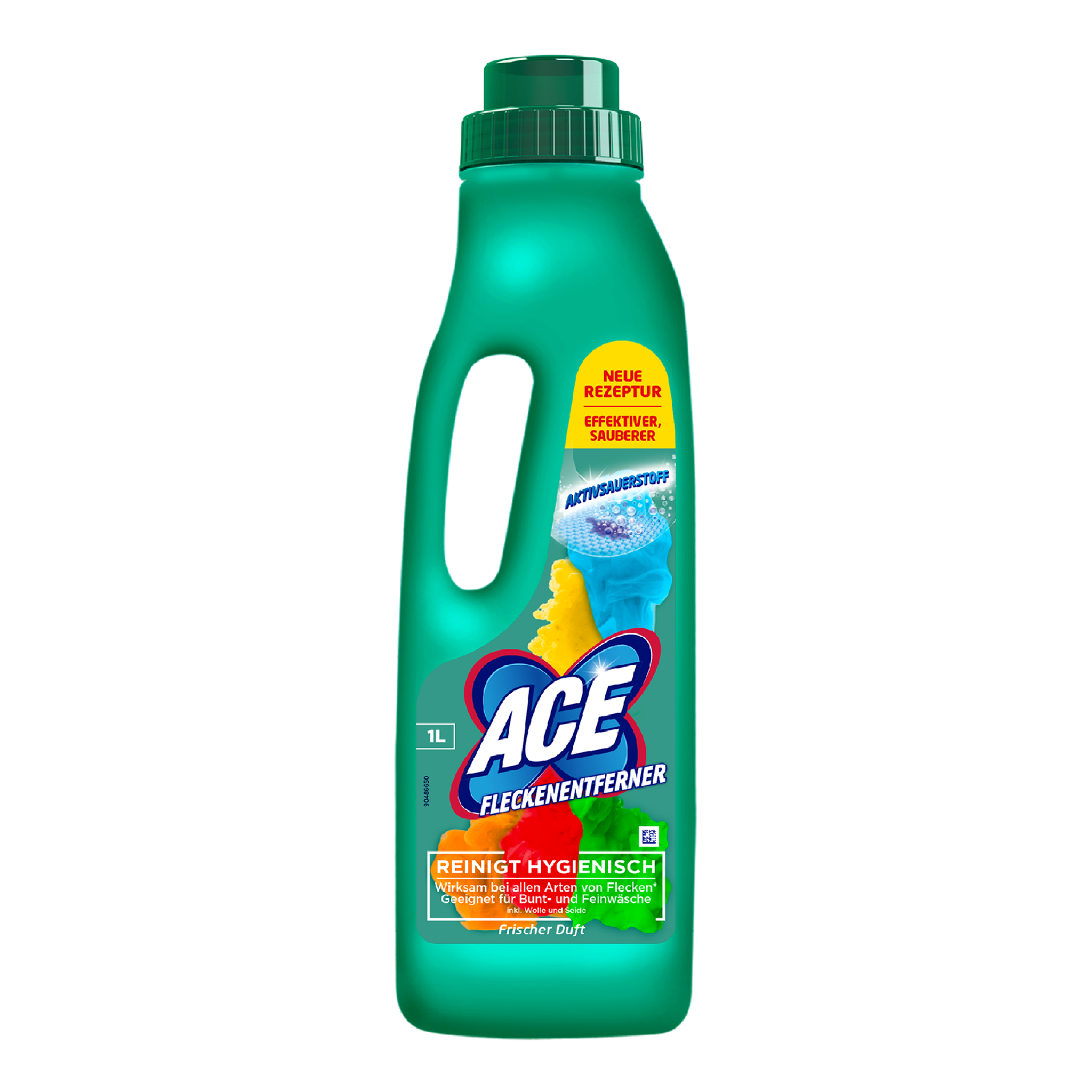 Vorderseite von ACE Fleckenentferner und Farbschutz