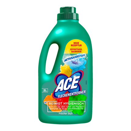 Vorderseite von ACE Fleckenentferner und Farbschutz
