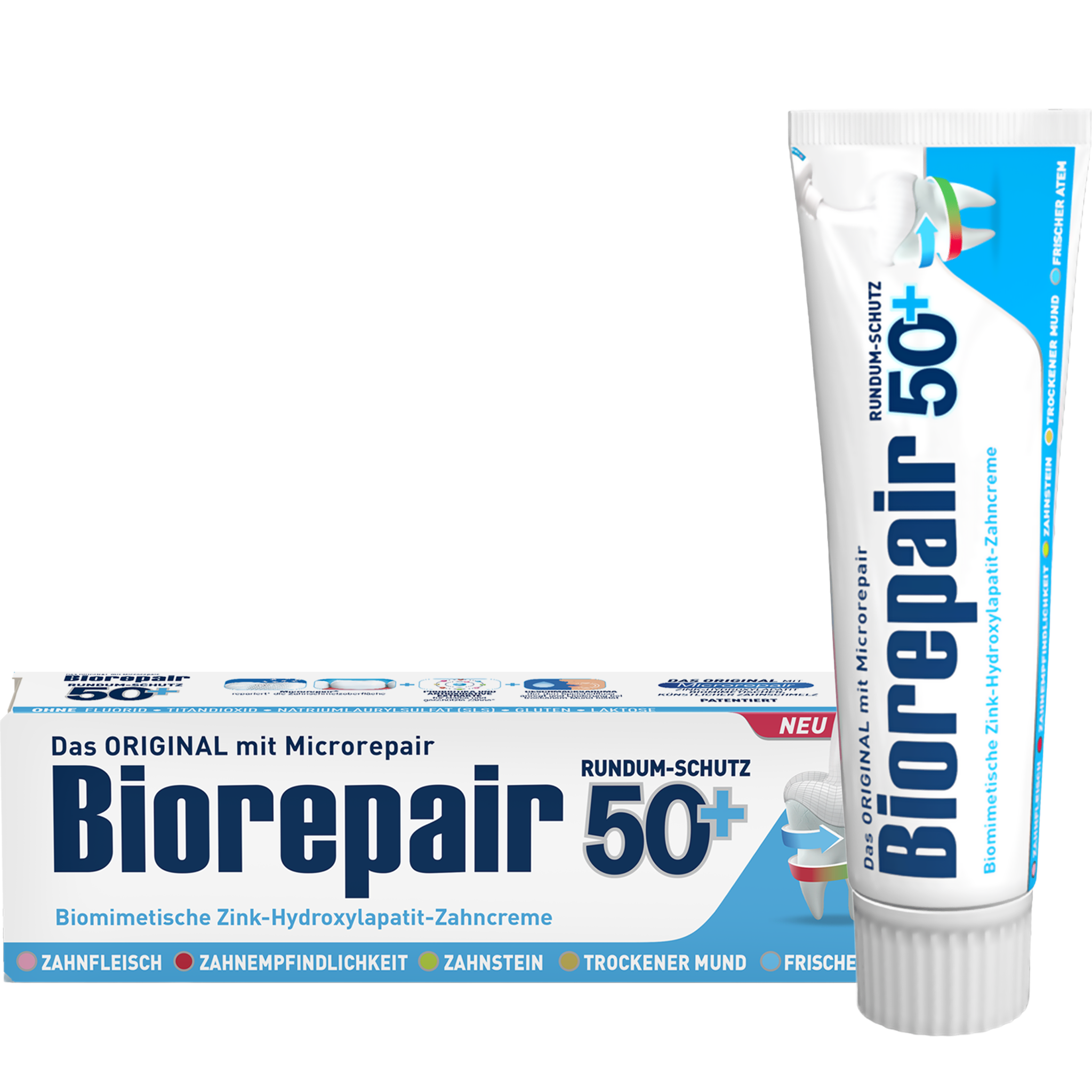 Vorderseite von Biorepair Zahncreme Complete Protection 50 +