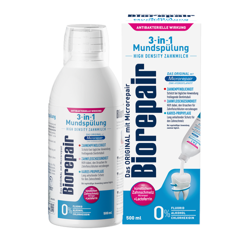 Vorderseite von Biorepair 3-in1 Mundspülung