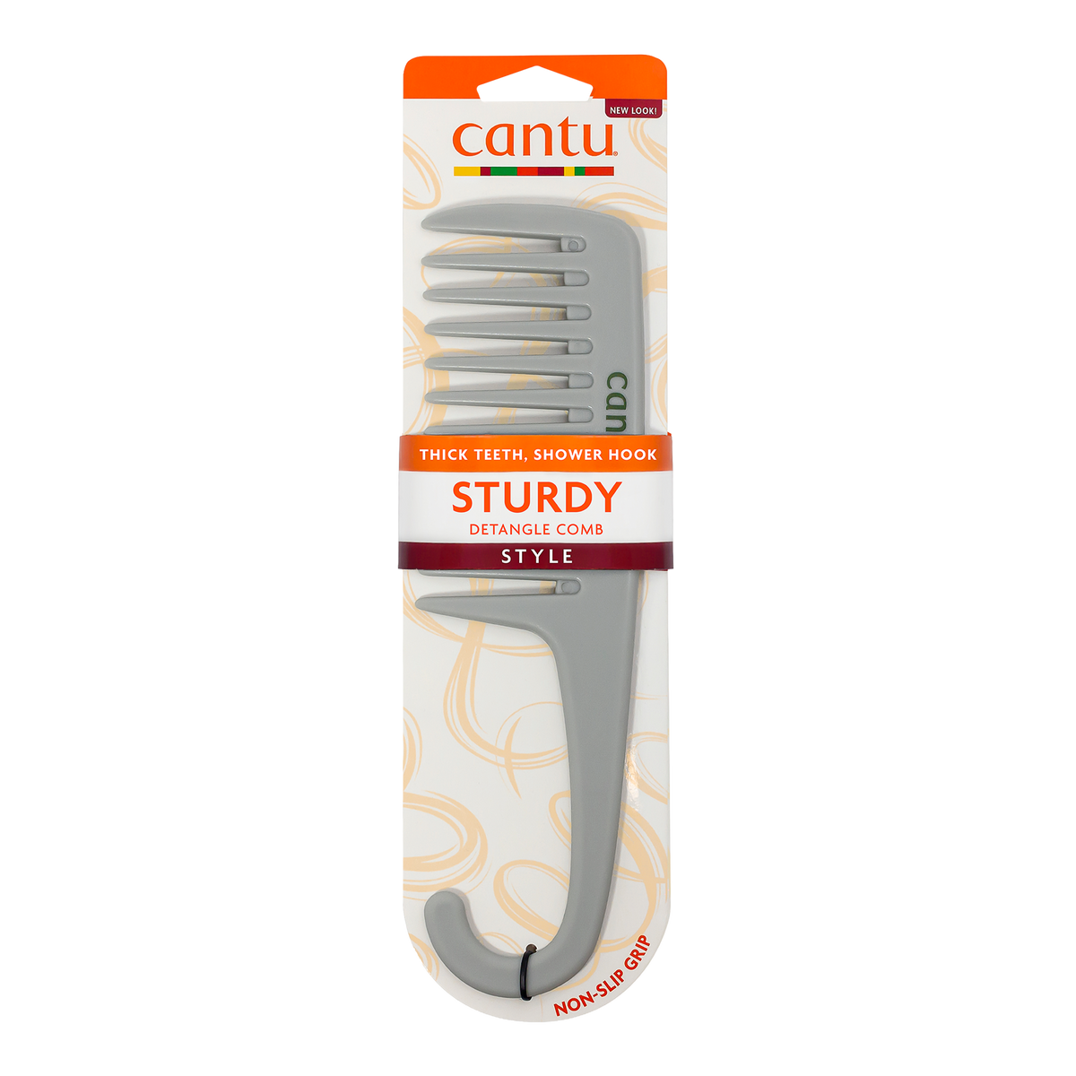 Vorderseite von Cantu Detangle Sturdy Wash Day Comb - 1 Stück