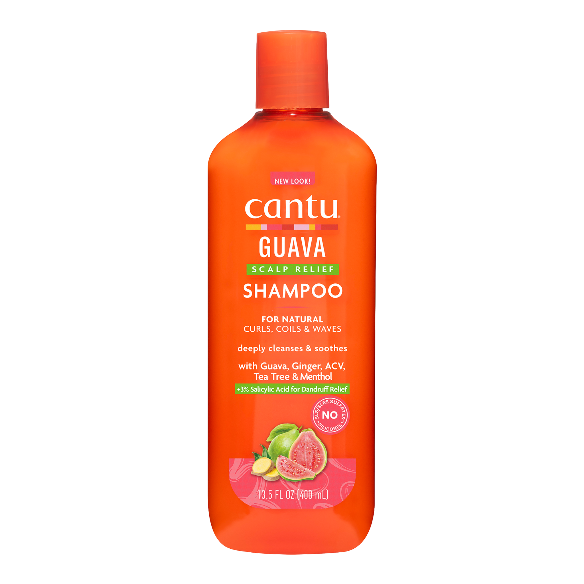Vorderseite von Cantu Guava Scalp Relief Shampoo - 400ml