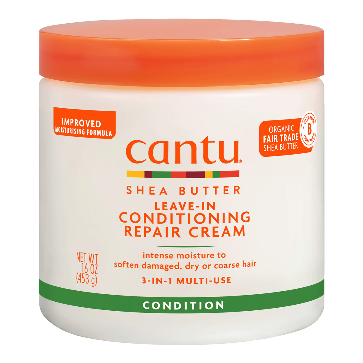 Vorderseite von Cantu Leave-in Repair Cream