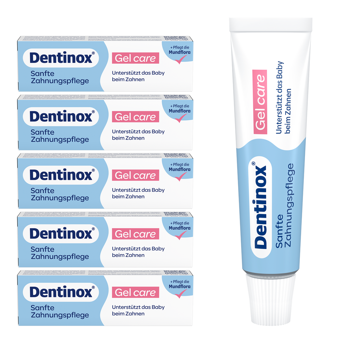 Vorderseite von Dentinox Gel Care - 6x10g