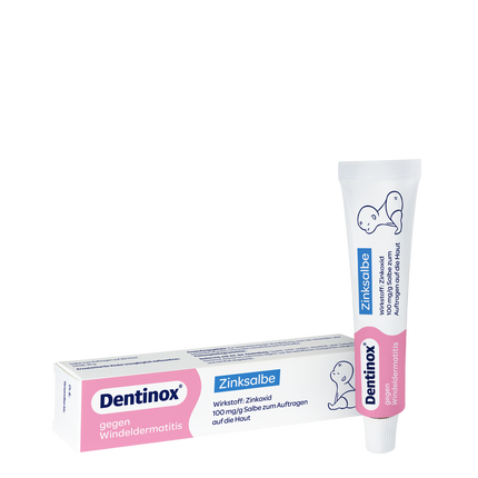 Vorderseite von Dentinox Zinksalbe – 45g