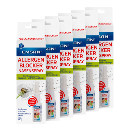 Vorderseite von EMSAN Allergenblocker Nasenspray Eurolochung