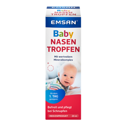 Vorderseite von EMSAN Baby Nasentropfen