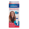 Vorderseite von EMSAN Nasendusche Komplett-Set und Salz 10 Beutel