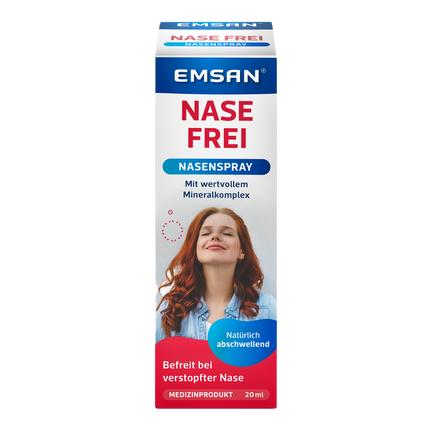 Vorderseite von EMSAN® Nase frei Nasenspray