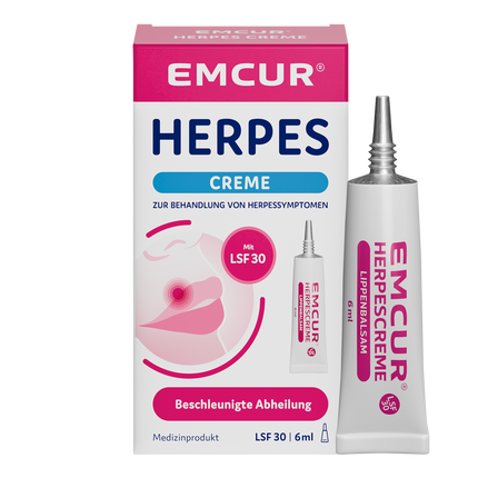 Vorderseite von EMCUR® Herpes Creme