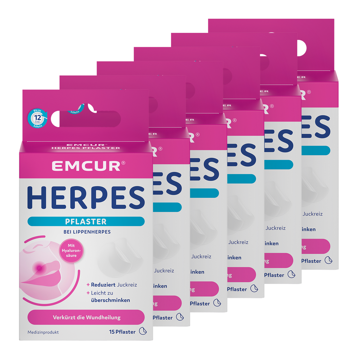 Vorderseite von EMCUR® Herpespflaster - 6x15er