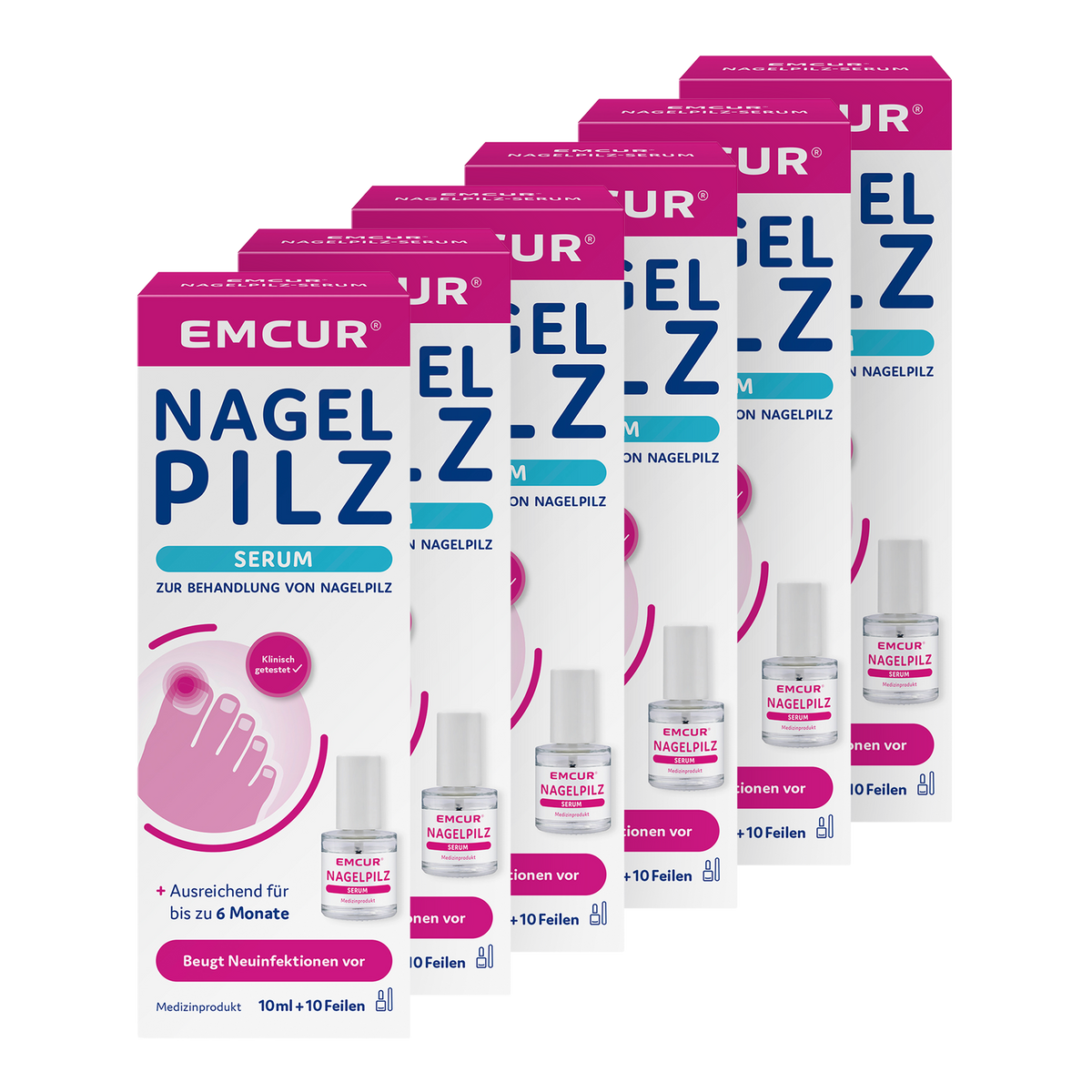 Vorderseite von  EMCUR® Nagelpilz-Serum