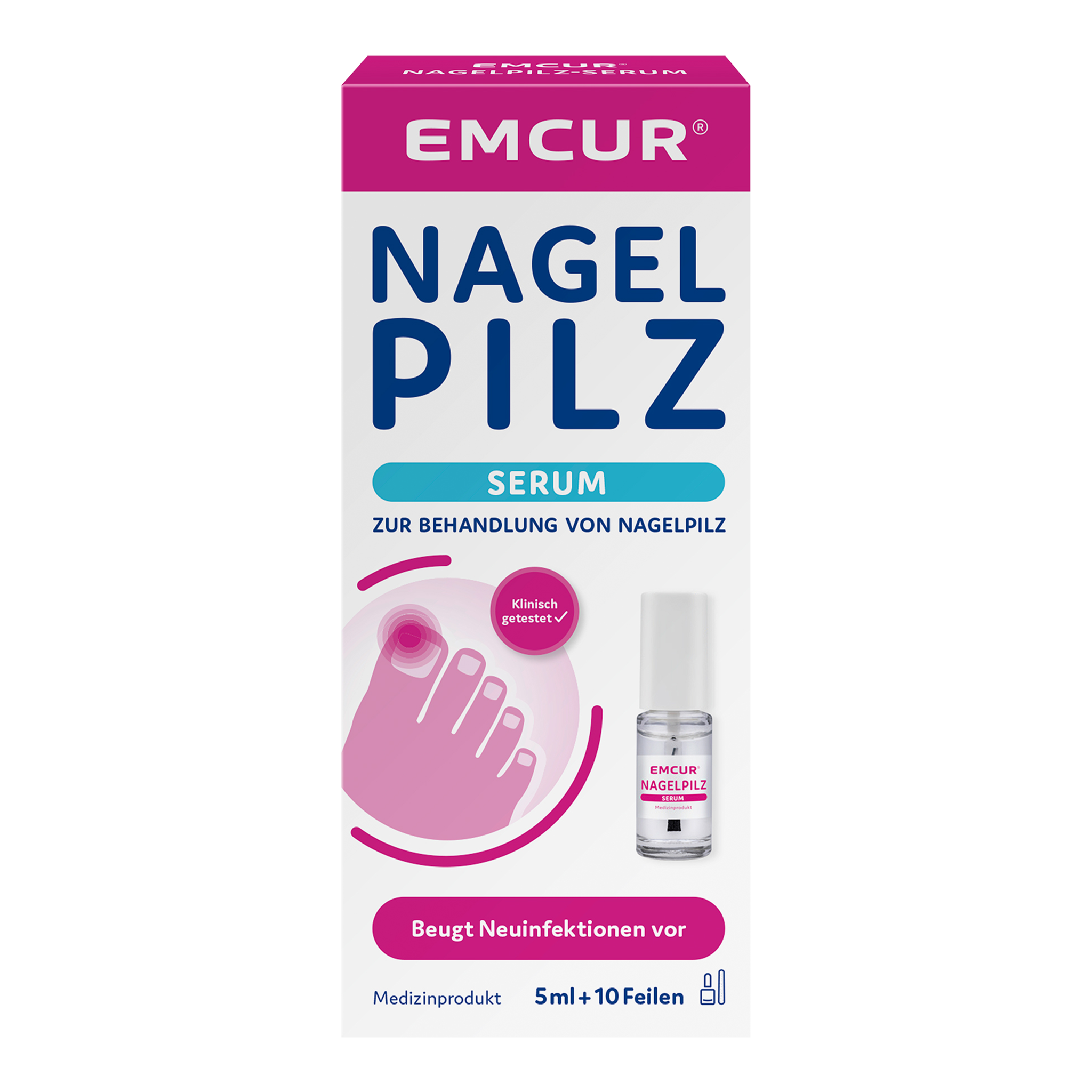 Vorderseite von EMCUR® Nagelpilz-Serum - 5ml
