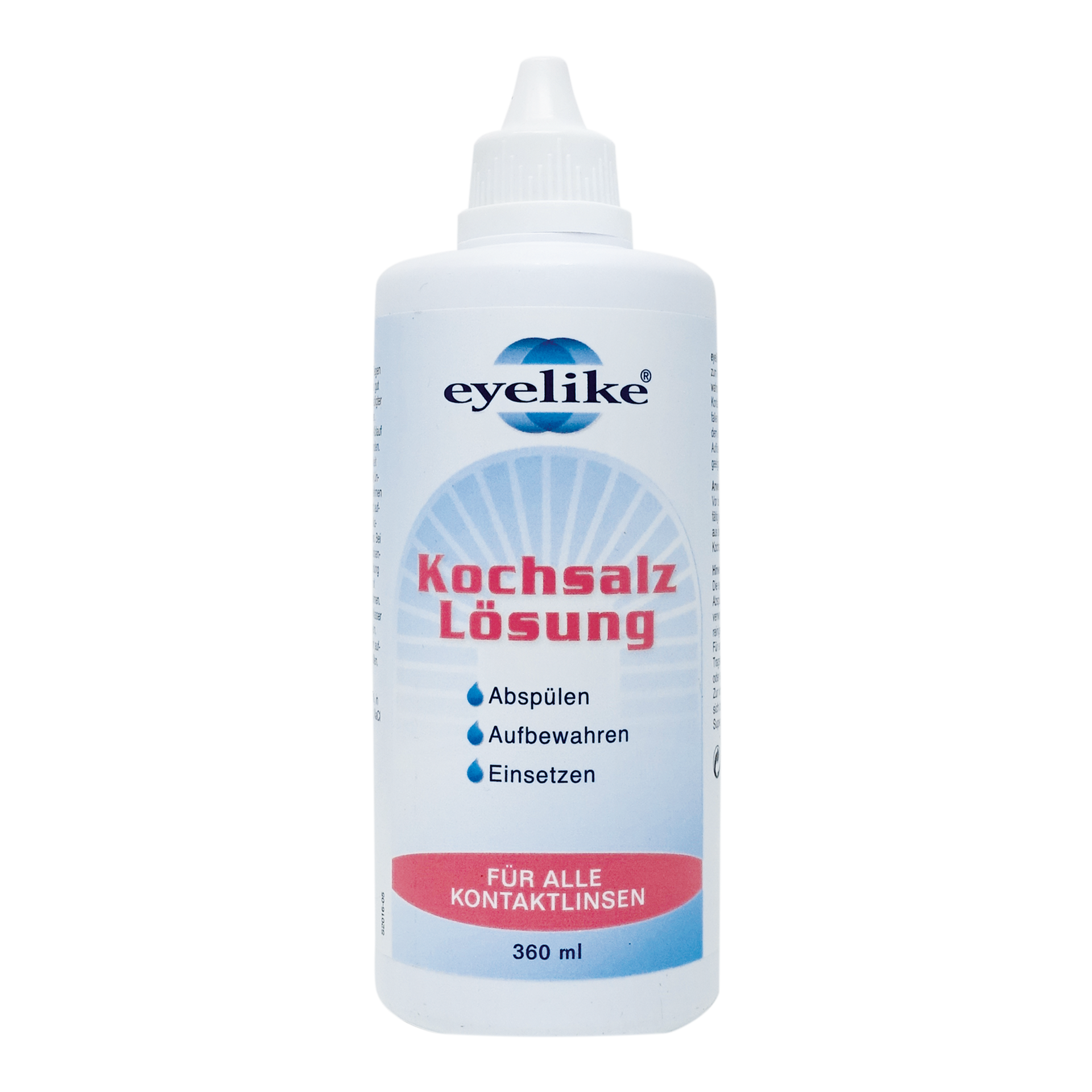 wie lange kann man kontaktlinsen in kochsalzlösung aufbewahren Eyelike Kochsalz - Lösung - 360 ml