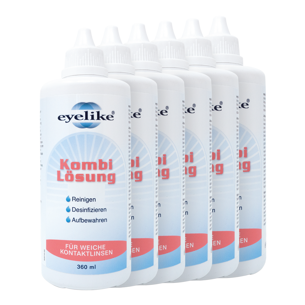 Vorderseite von eyelike Kombi Lösung - 360ml
