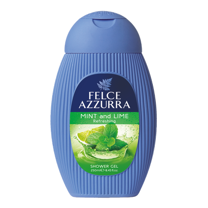Vorderseite von Felce Azzurra Duschgel Mint and Lime