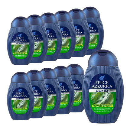 Vorderseite von Felce Azzurra Man Duschgel Power Sport