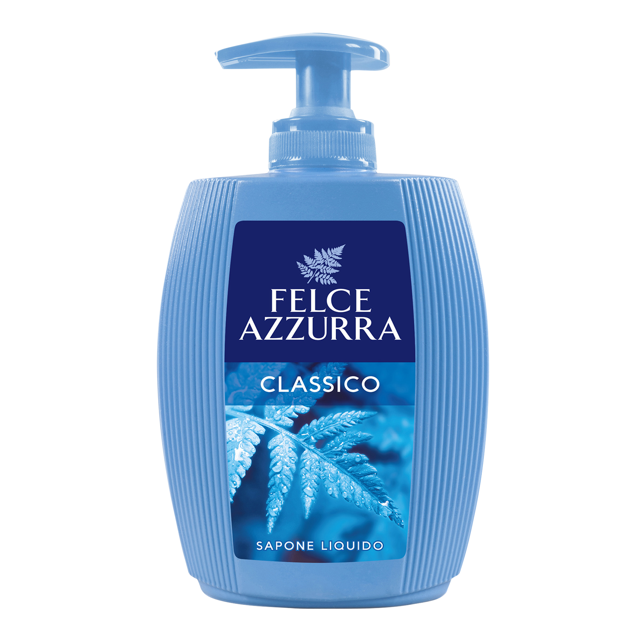 Vorderseite von Felce Azzurra Flüssigseife Classic