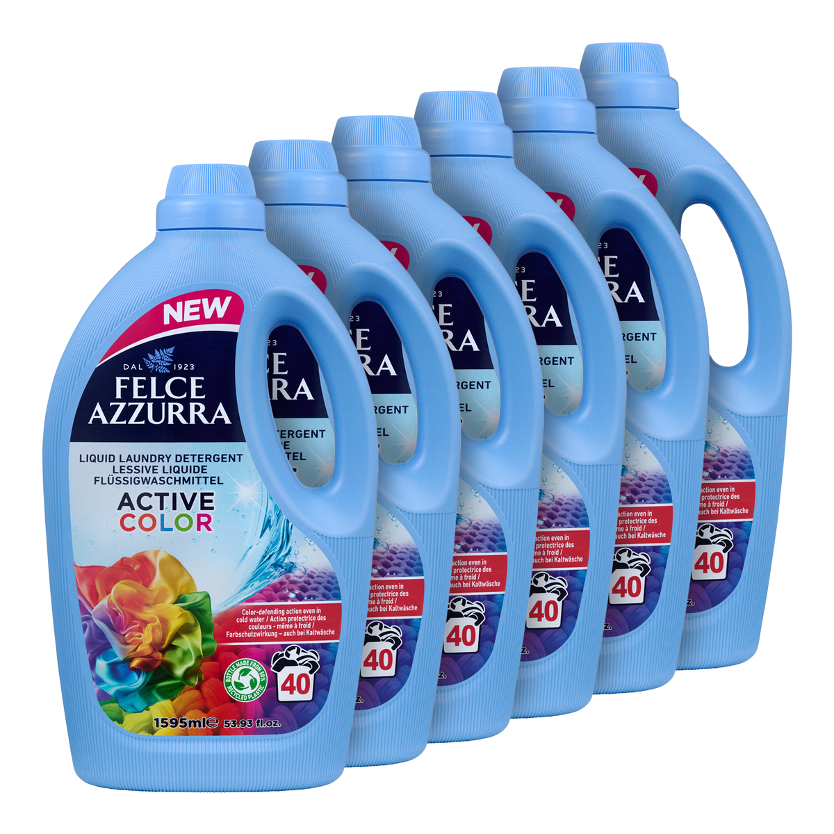 Vorderseite von Felce Azzurra Colorwaschmittel