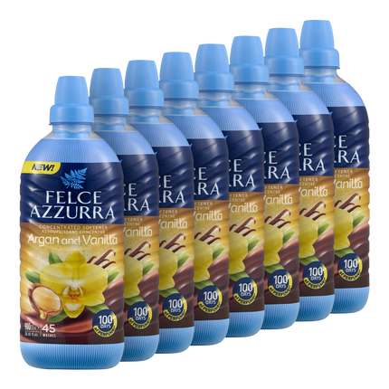 Vorderseite von Azzurra Weichspüler Argan and Vanilla