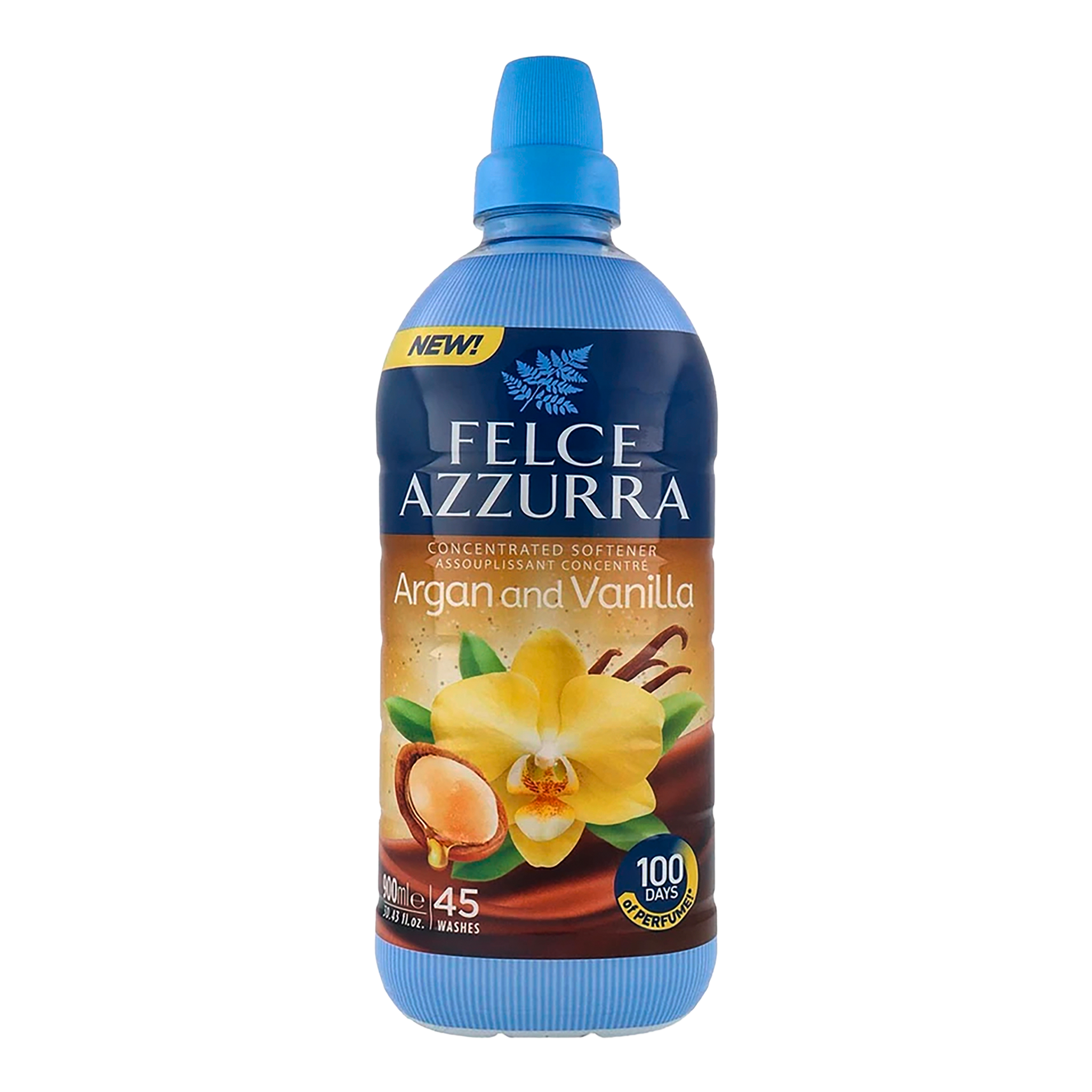 Vorderseite von Azzurra Weichspüler Argan and Vanilla
