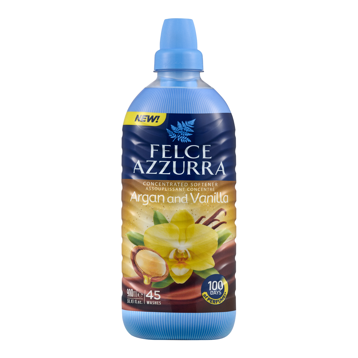 Vorderseite von Azzurra Weichspüler Argan and Vanilla