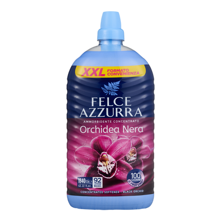 Vorderseite von Felce Azzurra Weichspüler XXL Orchidea Nera - 1840ml