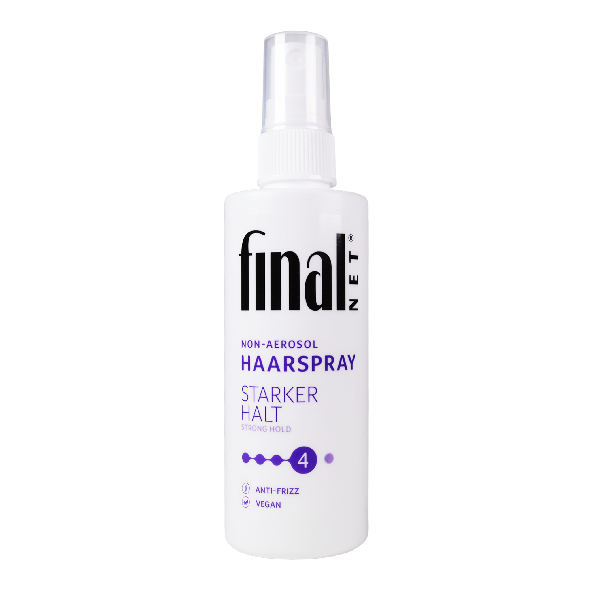 Vorderseite vonFinal Net Hairspray strong hold pump