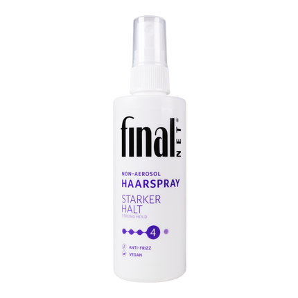 Vorderseite vonFinal Net Hairspray strong hold pump