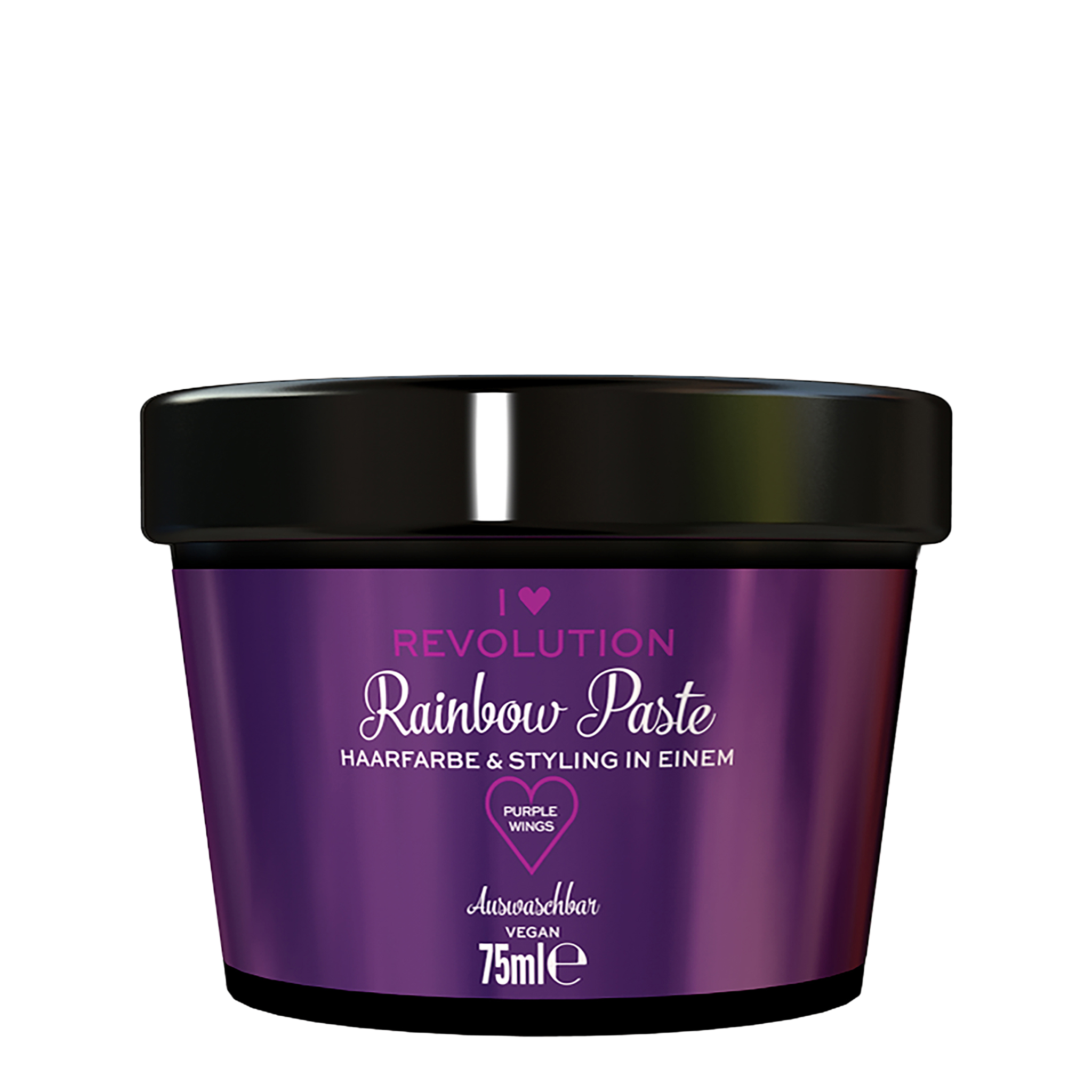 Vorderseite von I Heart Revolution Rainbow Paste Purple Wings