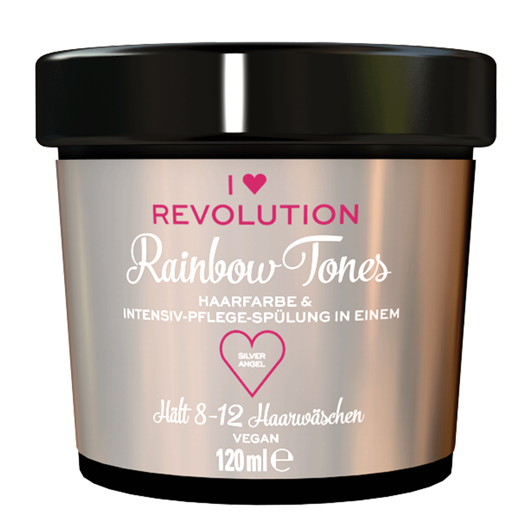 Vorderseite von I Heart Revolution Rainbow Tones Silver