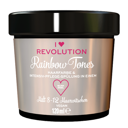 Vorderseite von I Heart Revolution Rainbow Tones Silver
